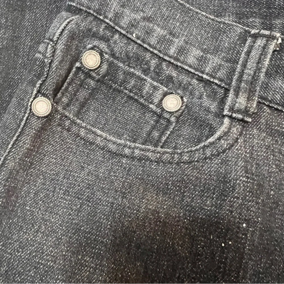 Young,‎ Rich & Famous Black Paint Splattered Denim Jeans. Size 42. - Picture 7 of 13